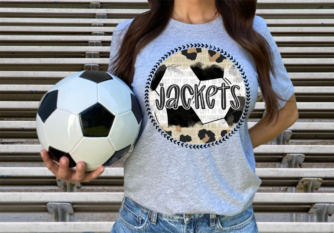 Soccer Background DTF Print