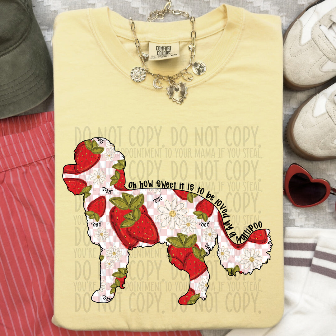 How Sweet Dog DTF Print