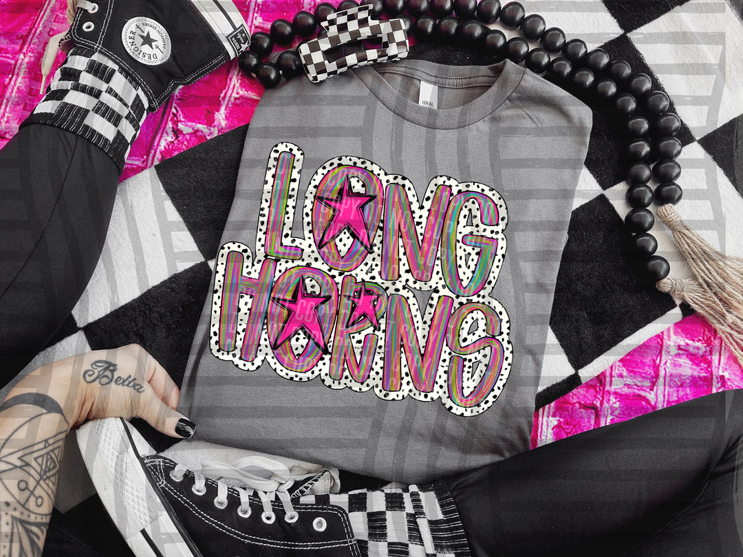 Brushstroke Dots DTF Print