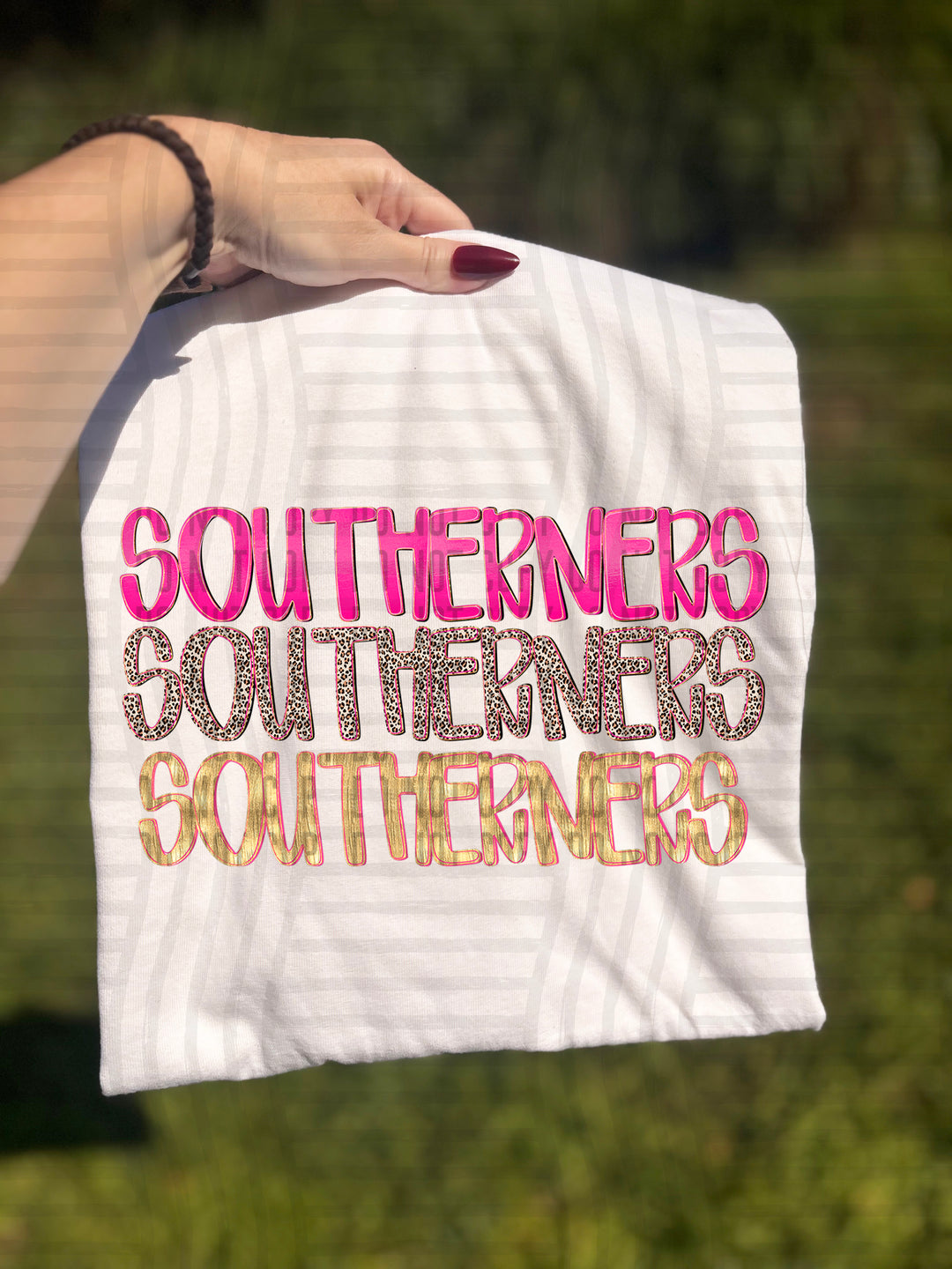 Pretty In Pink Triple Stacked DTF Print