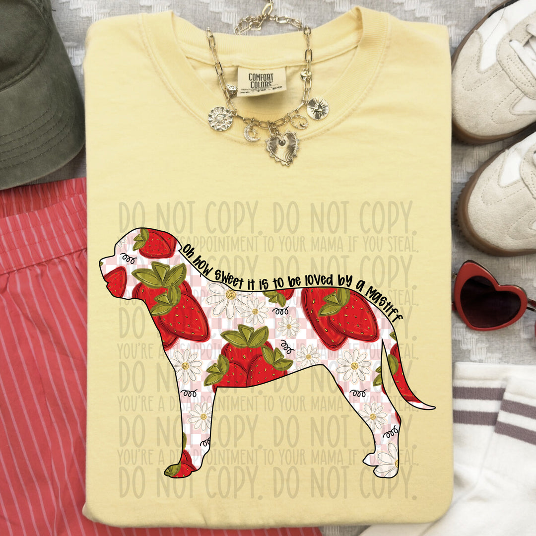 How Sweet Dog DTF Print