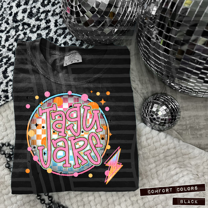 Neon Bright Circle DTF Print