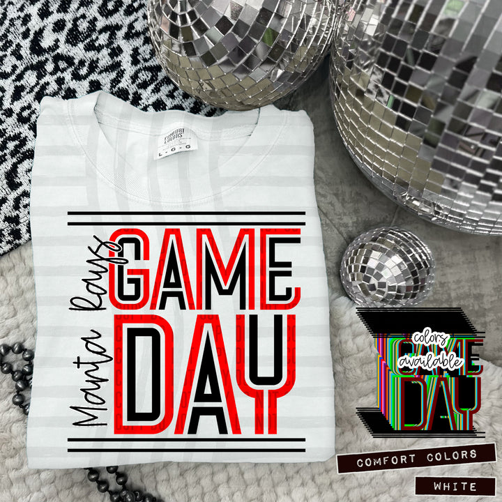 Two Toned Game Day DTF Print