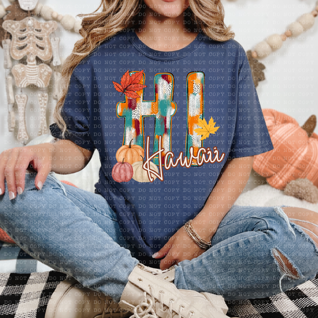 Fall Dottie States DTF Print