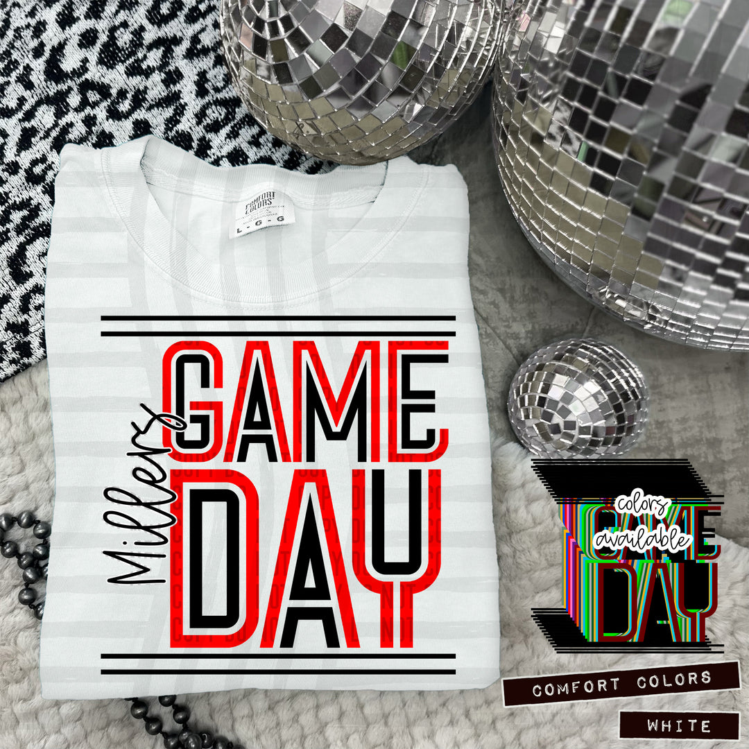 Two Toned Game Day DTF Print