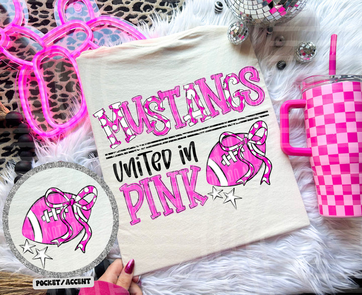 United In Pink Mascots DTF Print