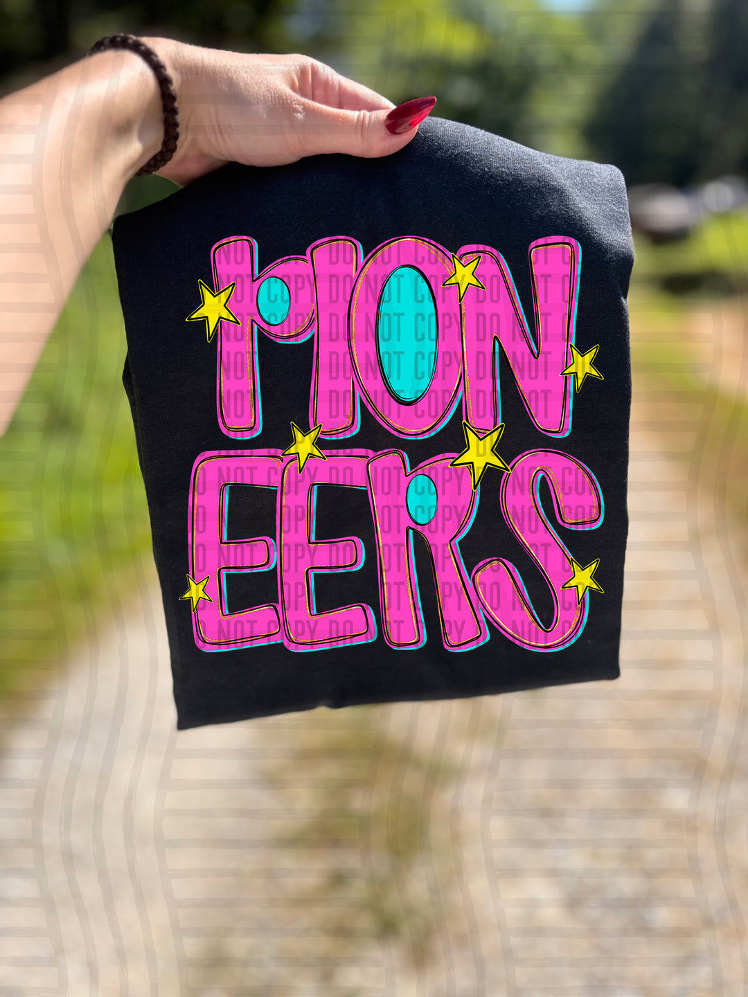 Pink Glow DTF Print
