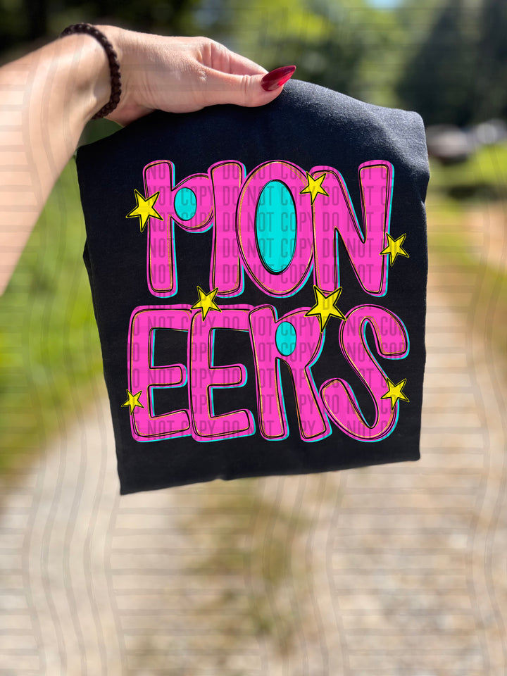 Pink Glow DTF Print