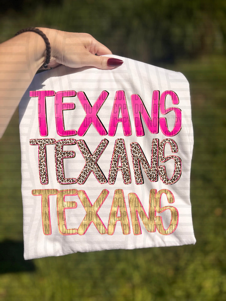 Pretty In Pink Triple Stacked DTF Print