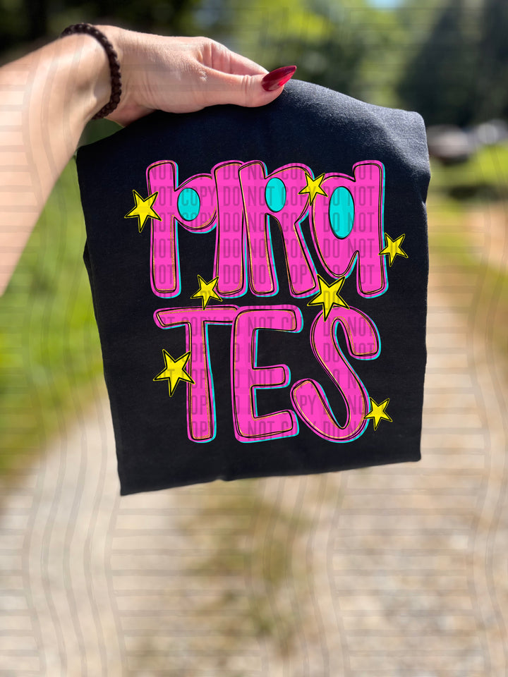 Pink Glow DTF Print