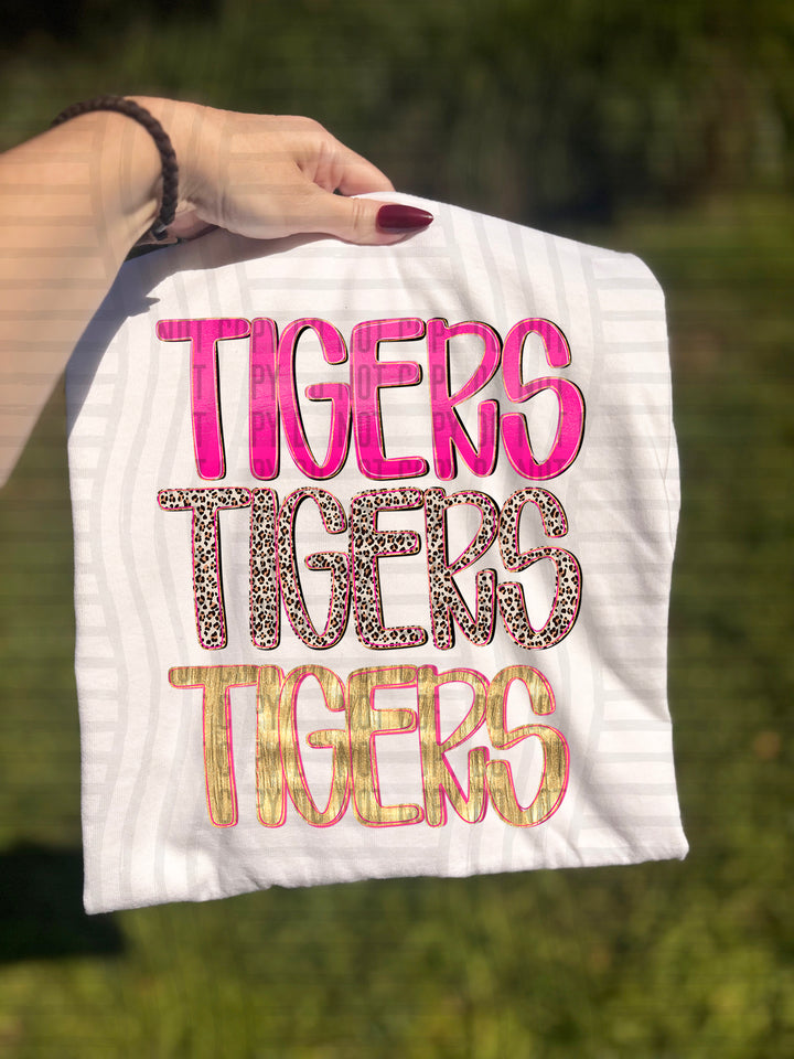Pretty In Pink Triple Stacked DTF Print