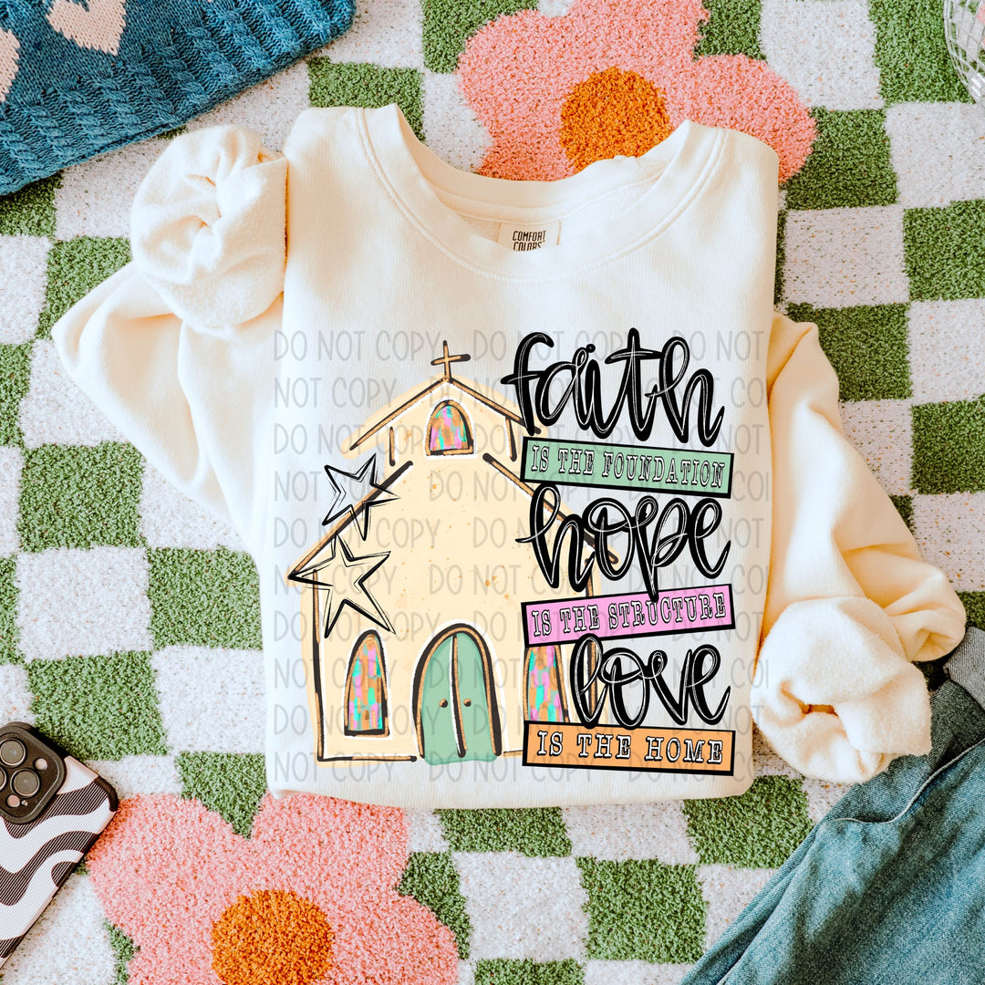 Faith Hope Love DTF Print
