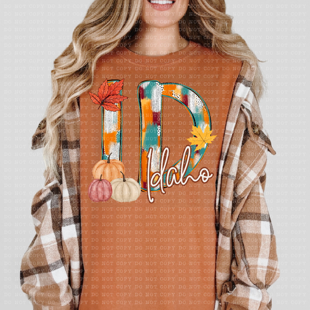 Fall Dottie States DTF Print