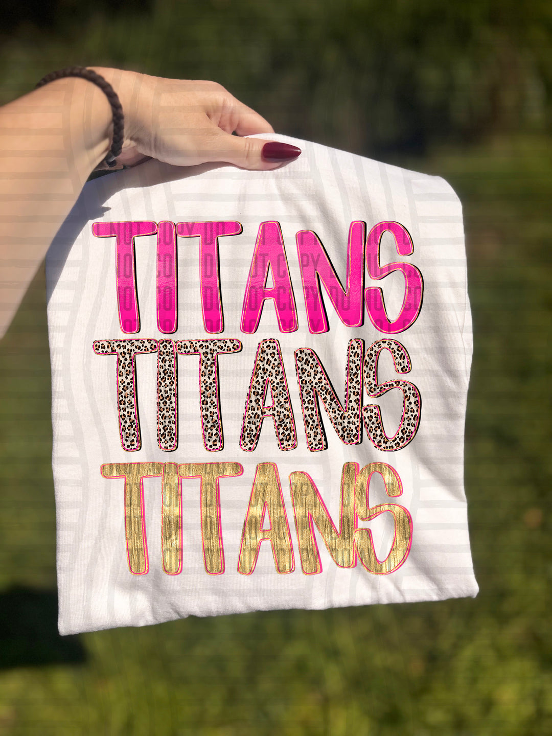 Pretty In Pink Triple Stacked DTF Print