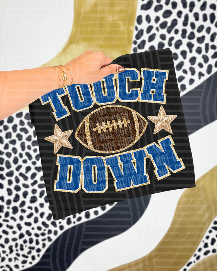 Touchdown Faux Chenille DTF Print