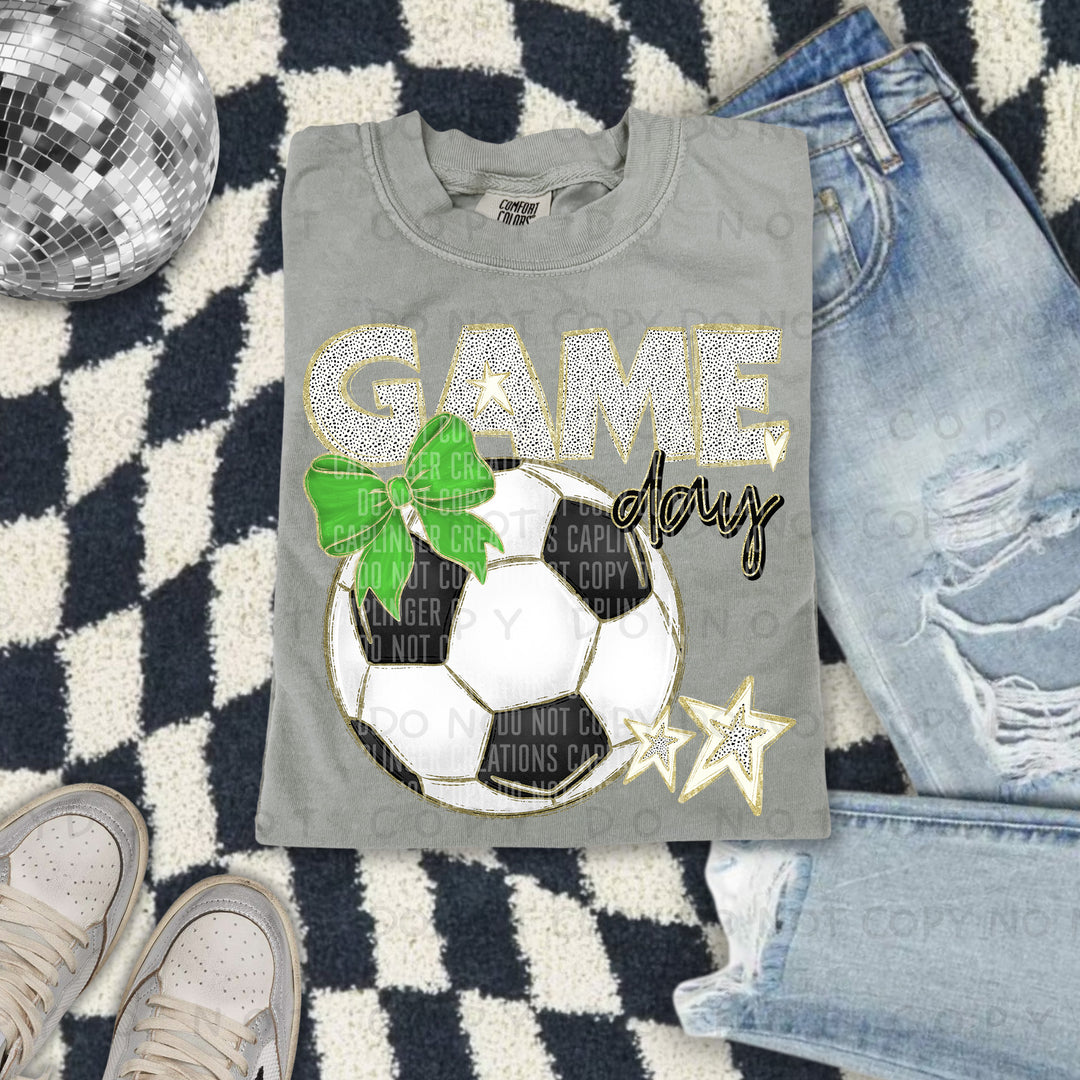 Game Day Soccer DTF Print