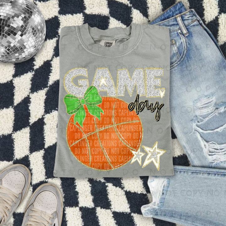 Game Day Basketball DTF Print