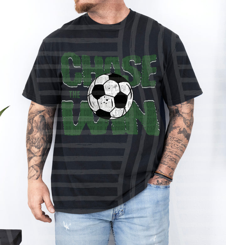 Chase The Win Soccer DTF Print