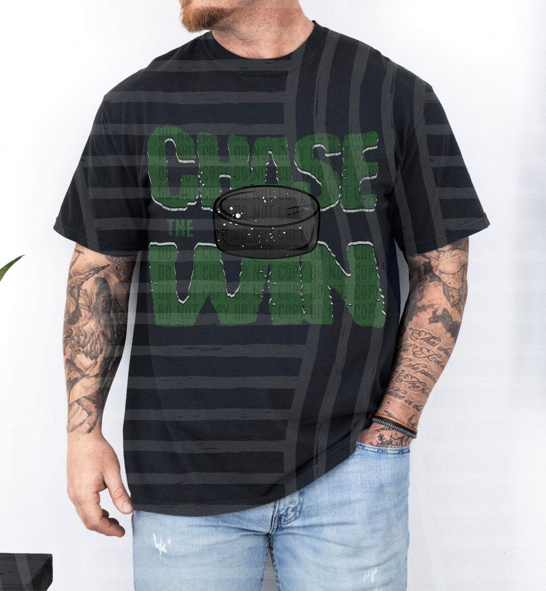 Chase The Win Hockey DTF Print