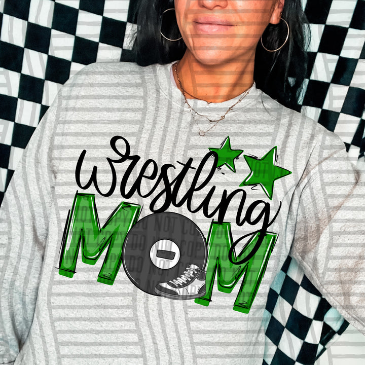 Sports Mom Wrestling DTF Print