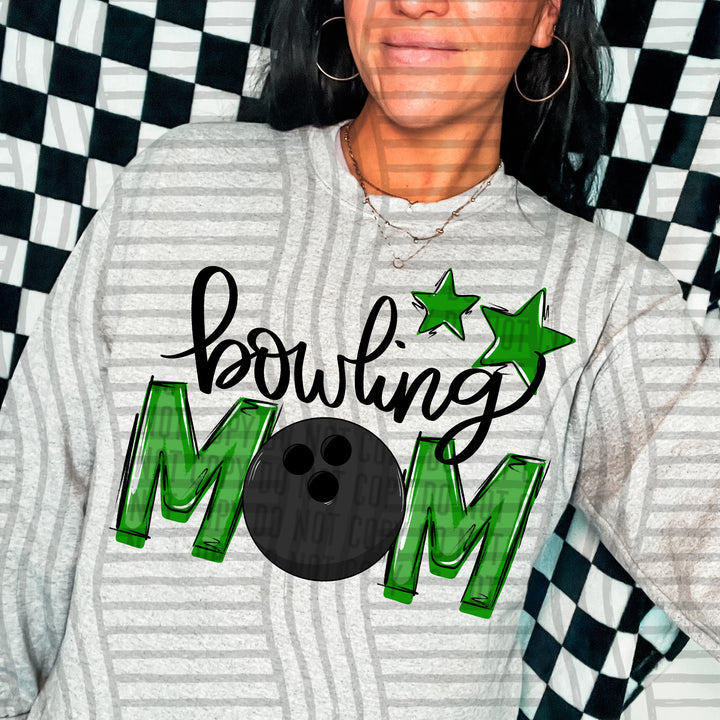 Sports Mom Bowling DTF Print