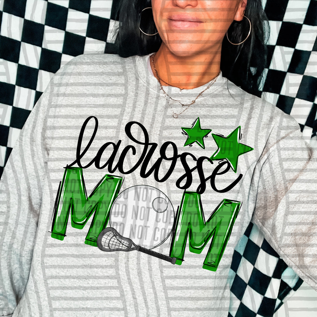 Sports Mom Lacrosse DTF Print