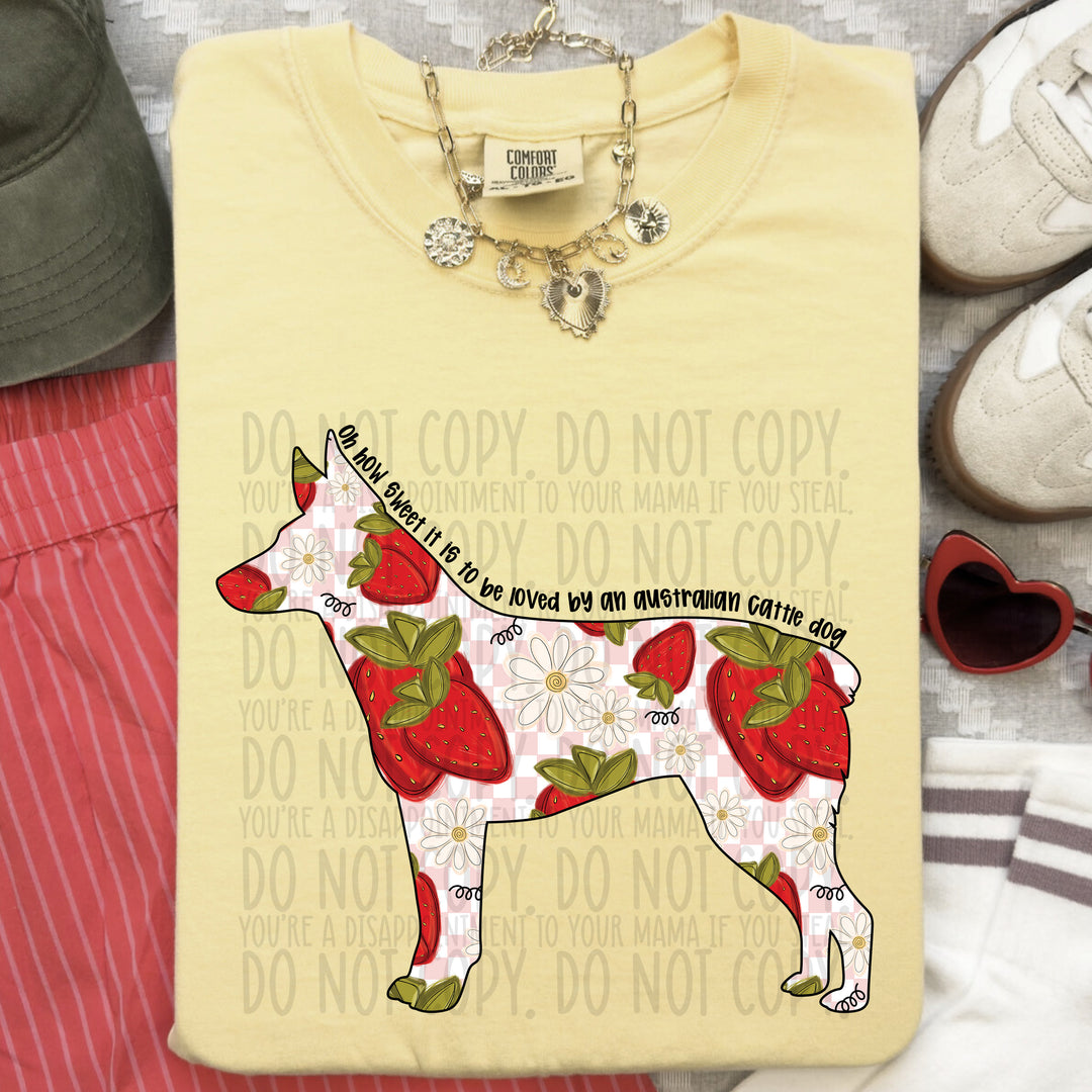 How Sweet Dog DTF Print