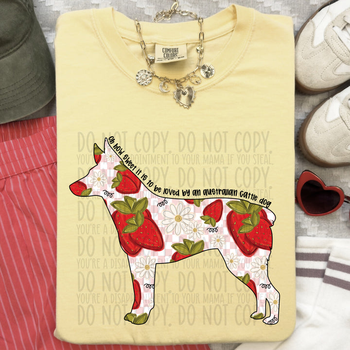 How Sweet Dog DTF Print