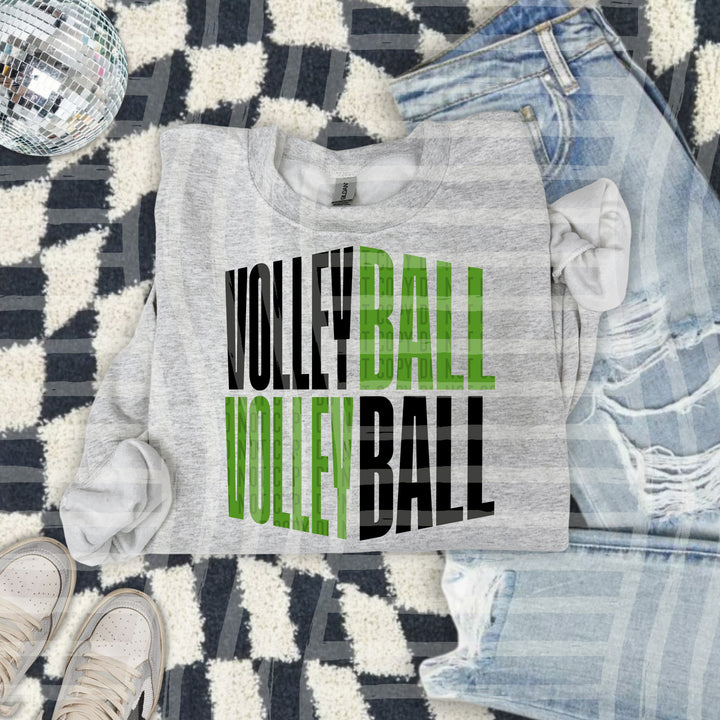 Volleyball Word Art DTF Print