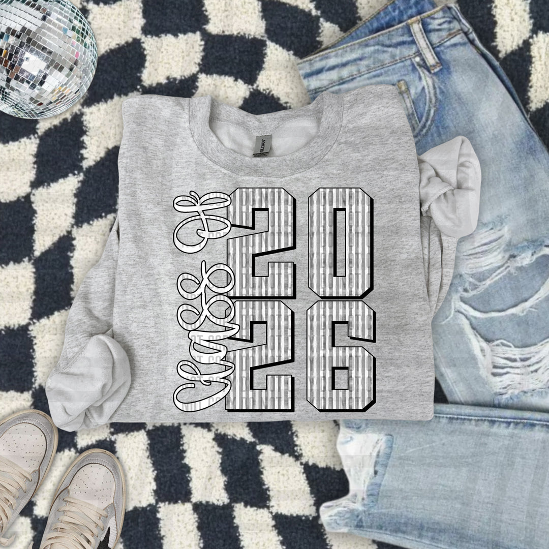 Class Of 2026 Seersucker DTF Print