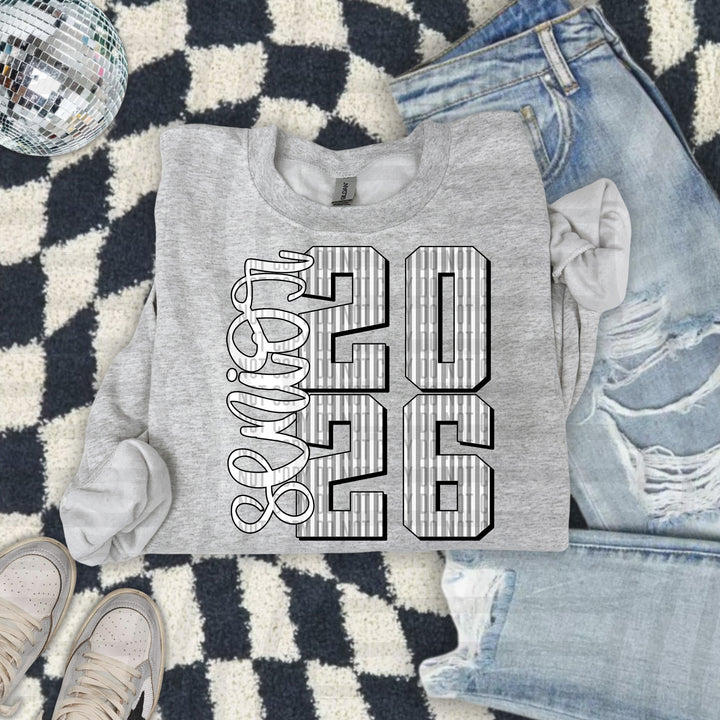 Senior 2026 Seersucker DTF Print