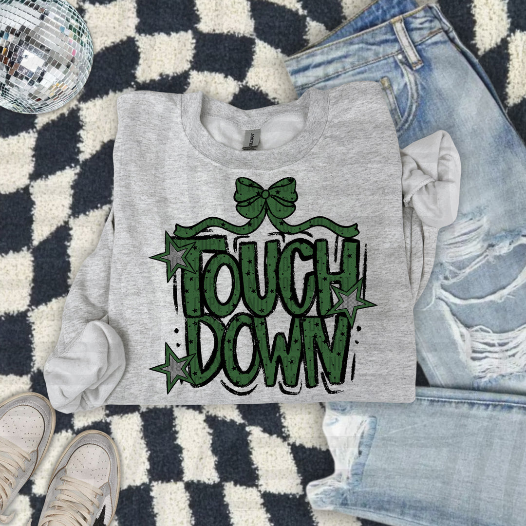 Touch Down Bow DTF Print