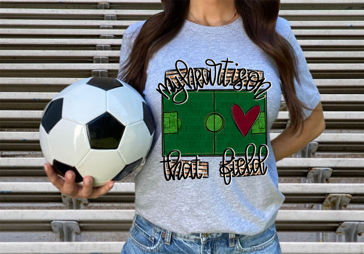 My Heart Soccer DTF Print