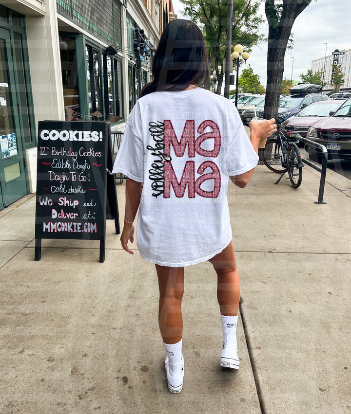 Sports Mama Volleyball DTF Print