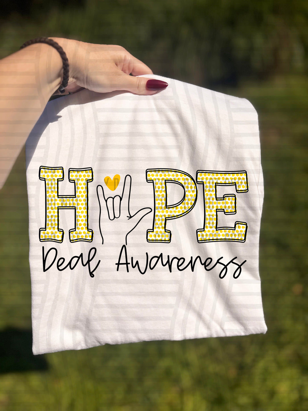 Deaf Awareness DTF Print