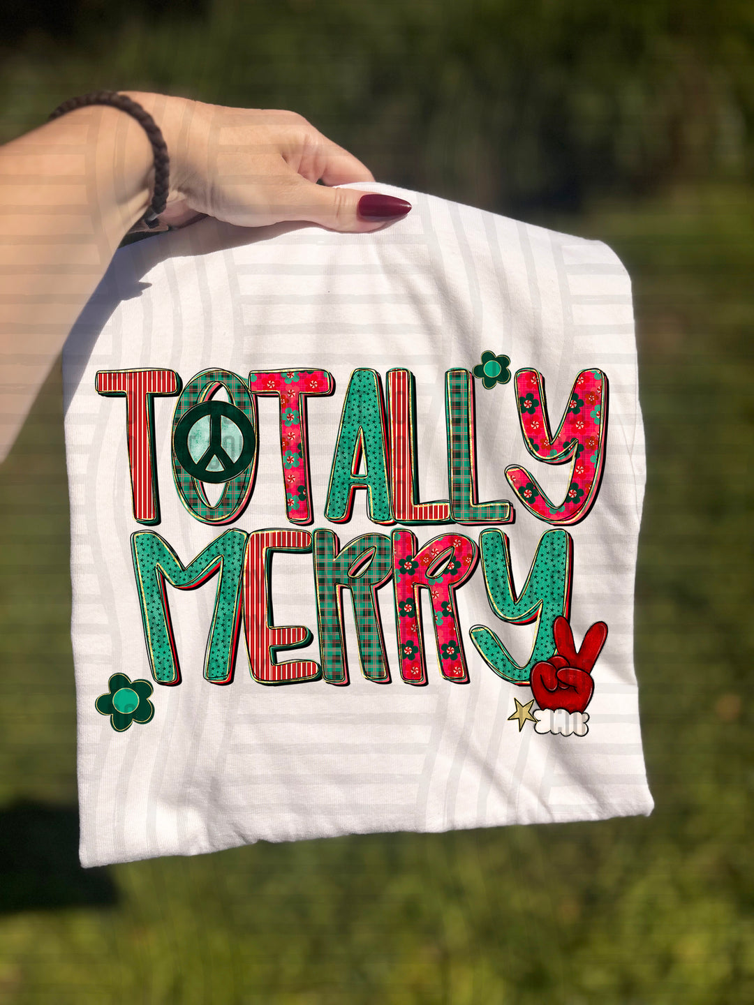 Retro Christmas DTF Print