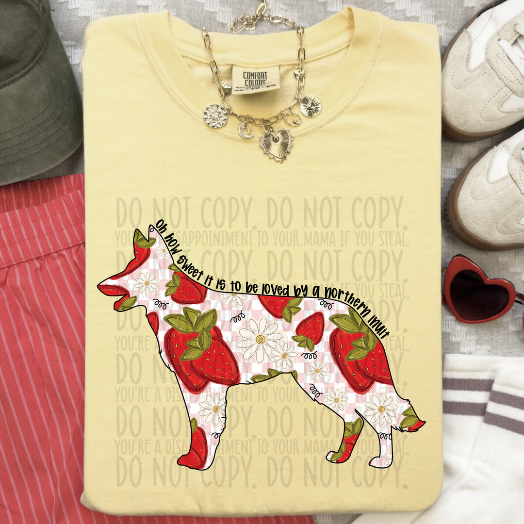 How Sweet Dog DTF Print