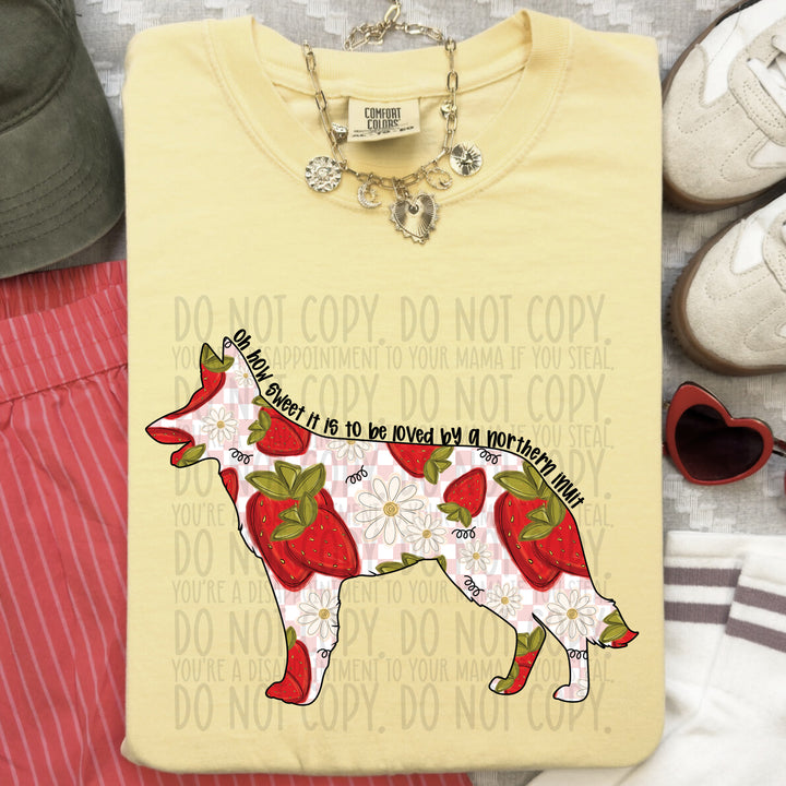 How Sweet Dog DTF Print