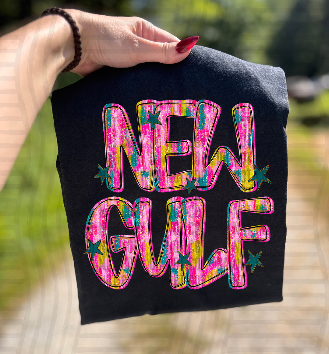 Holiday Brushstroke DTF Print