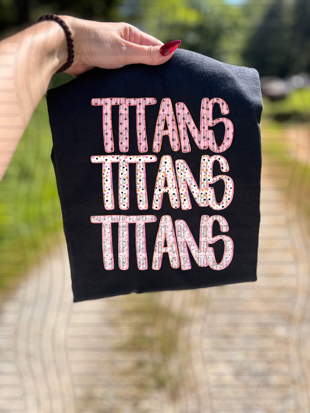 Girly Spooky Triple Stacked DTF Print