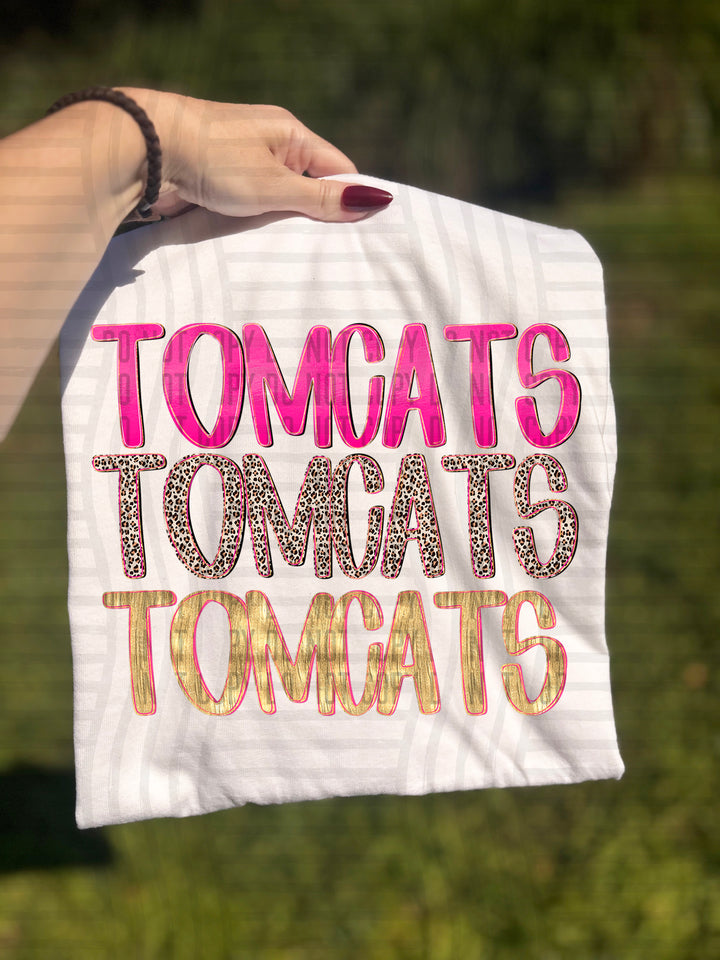 Pretty In Pink Triple Stacked DTF Print