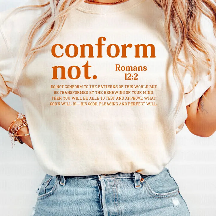 Conform Not DTF Print