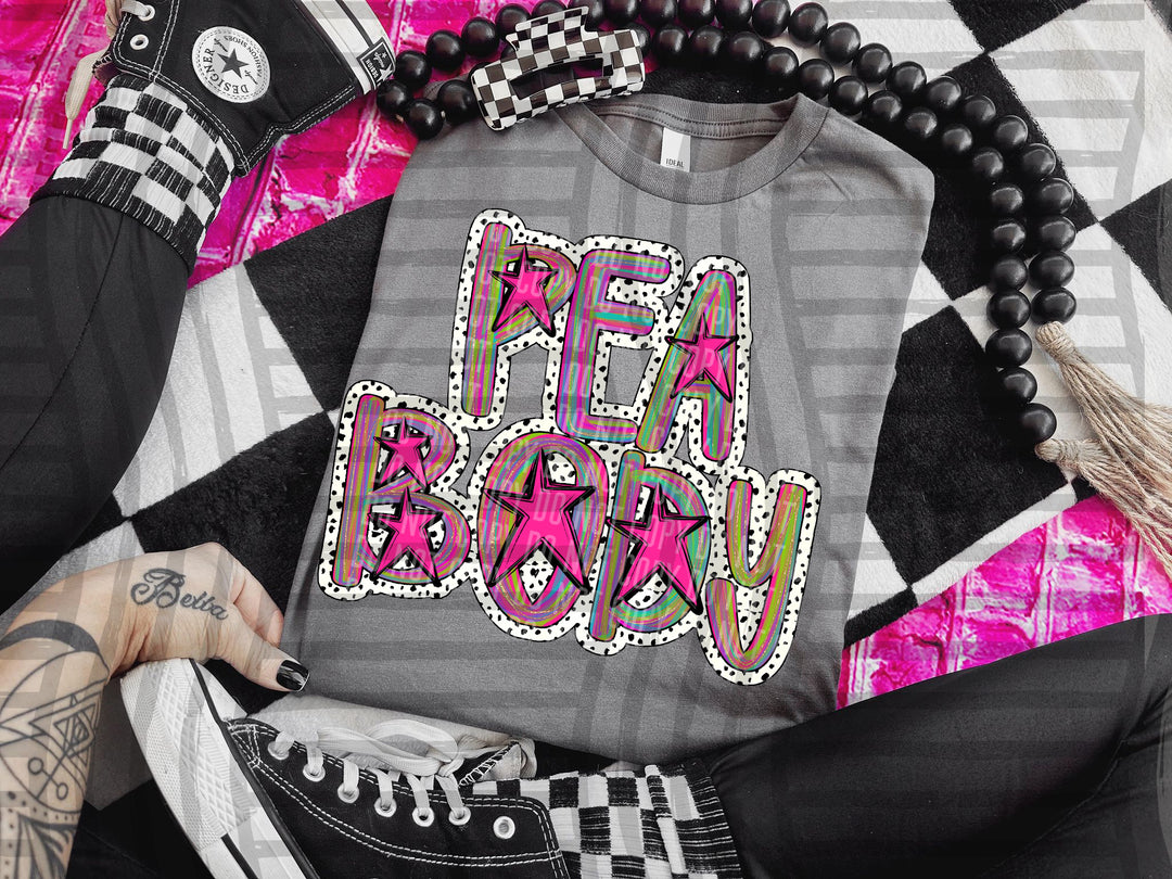 Brushstroke Dots DTF Print