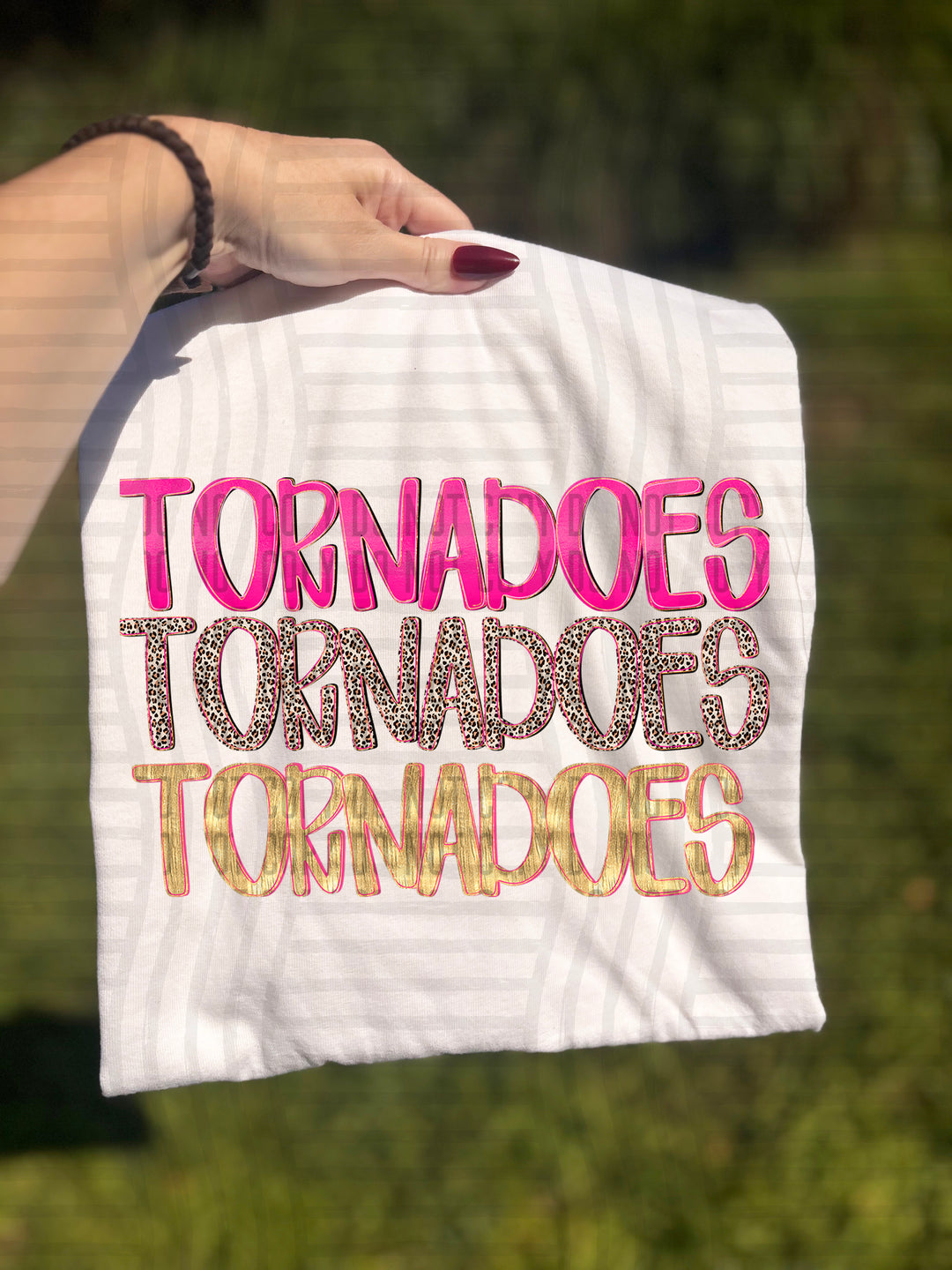 Pretty In Pink Triple Stacked DTF Print