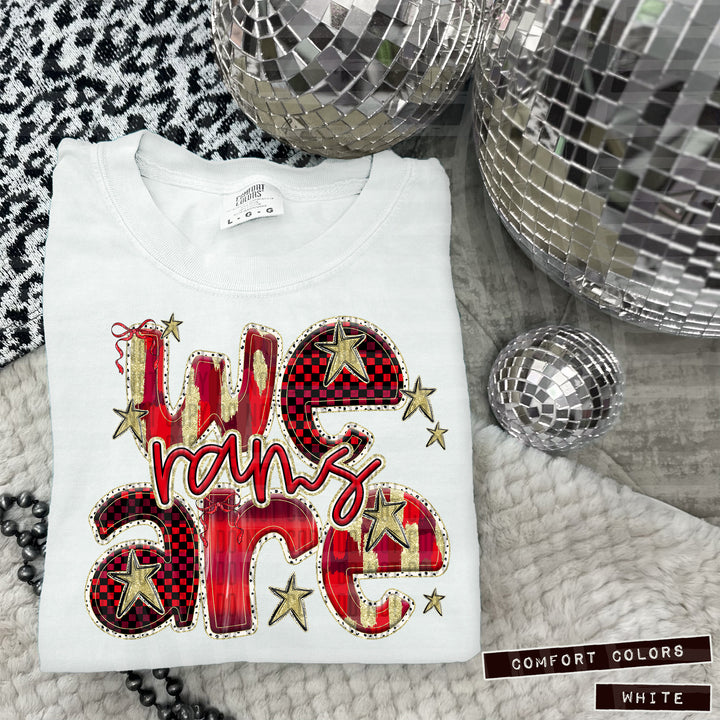 Red We Are DTF Print