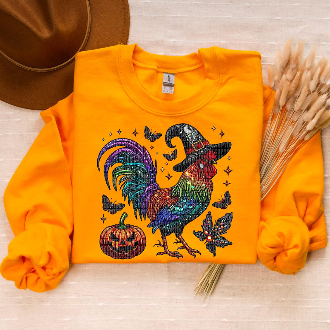 Witchy Rooster DTF Print