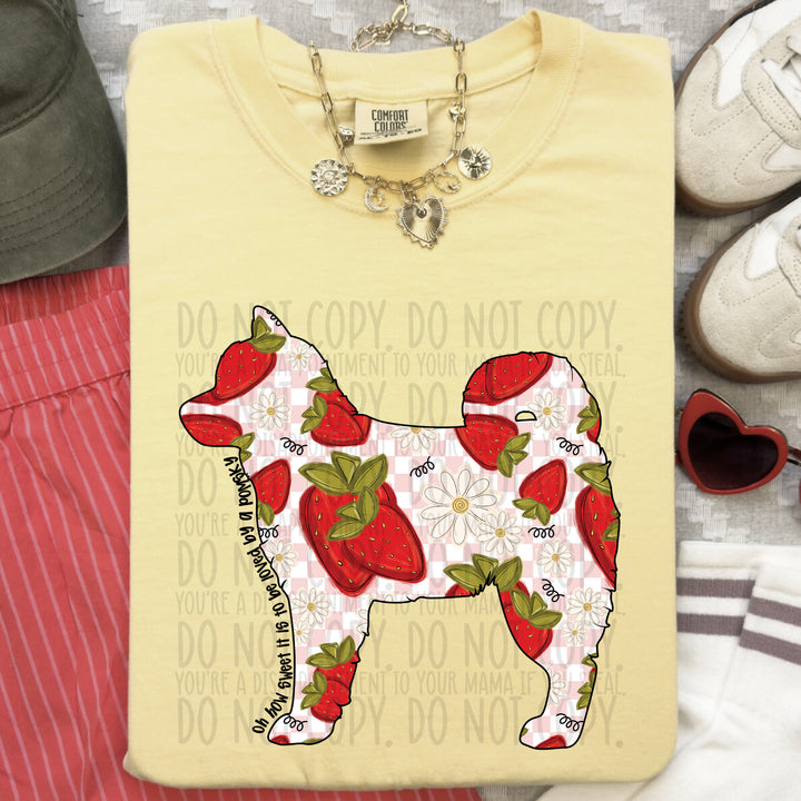 How Sweet Dog DTF Print