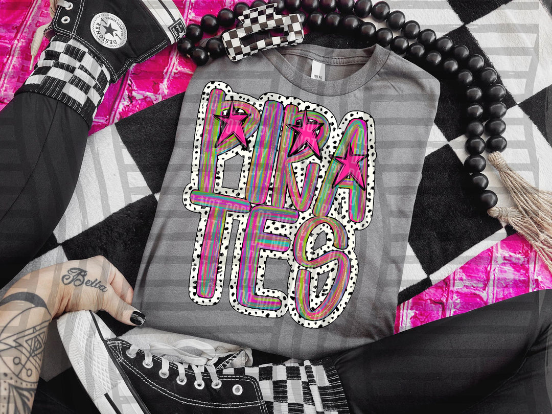 Brushstroke Dots DTF Print