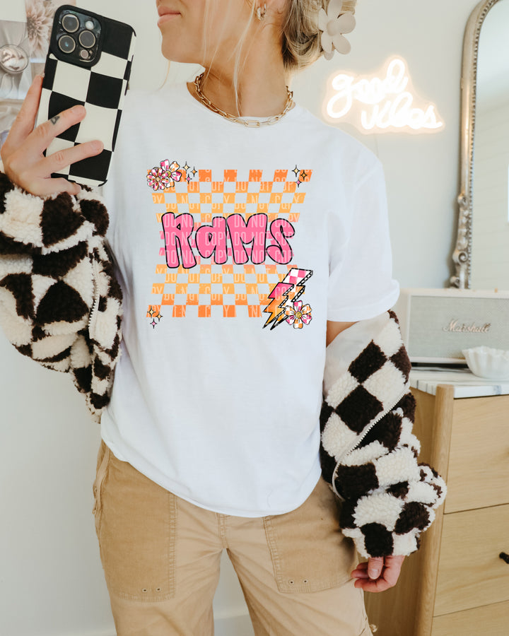 Checker Pop DTF Print