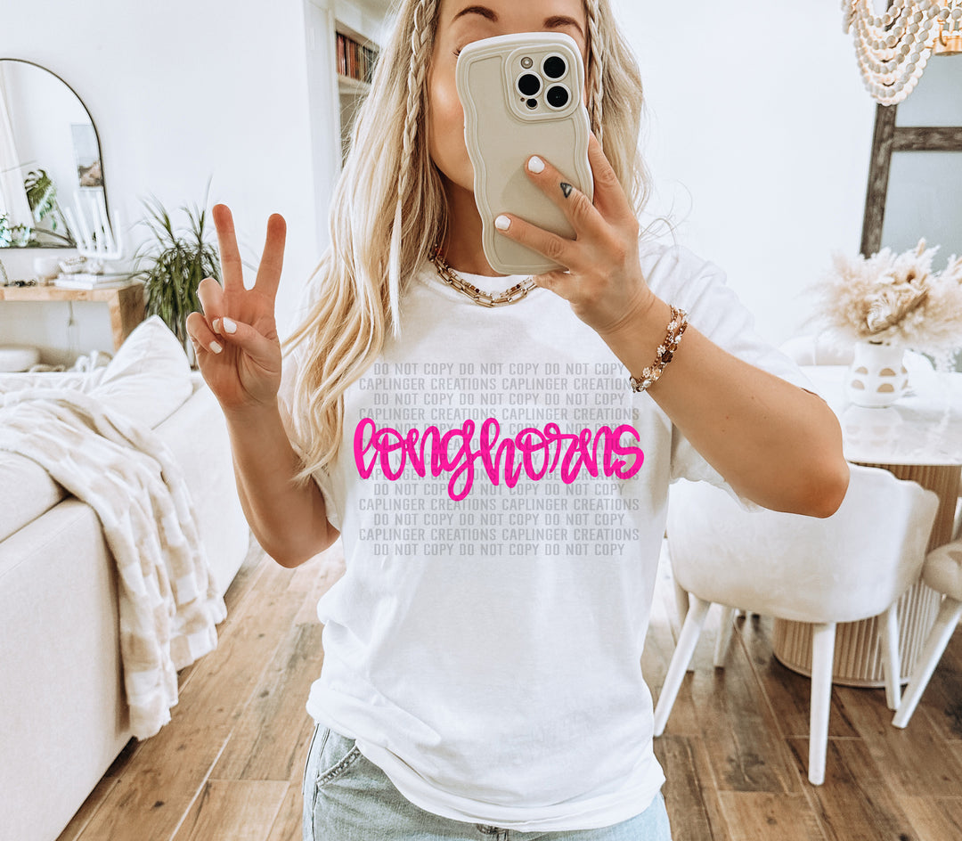 Hand Lettering Mascots DTF Print